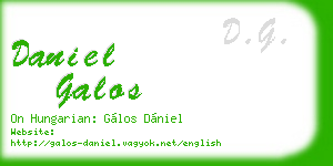 daniel galos business card